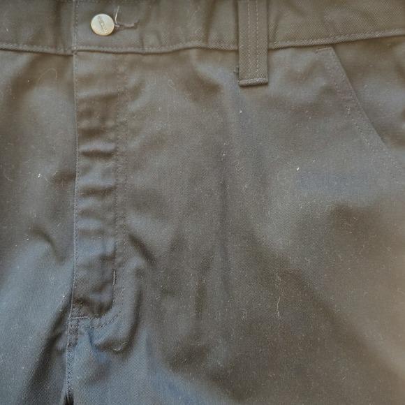 Carhartt B290 BLK Mens Black Blended Twill Work Pants 40x32 Straight Leg - Picture 3 of 10